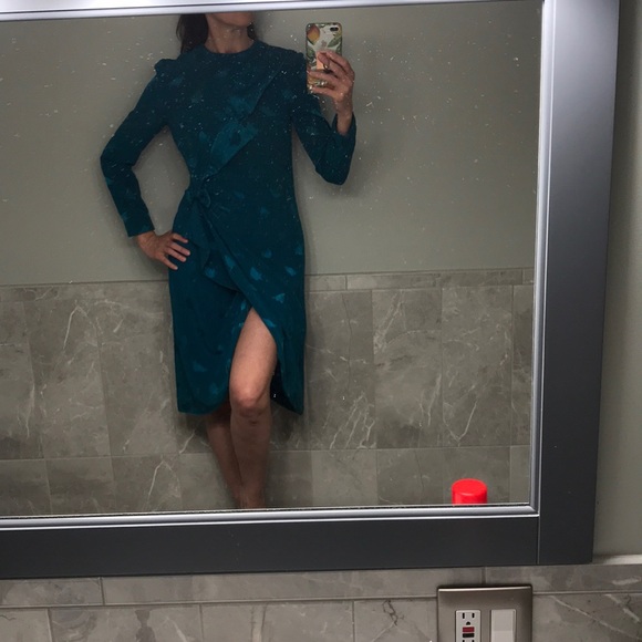 💚 lecoanet hemant vintage silk dress - Picture 5 of 15